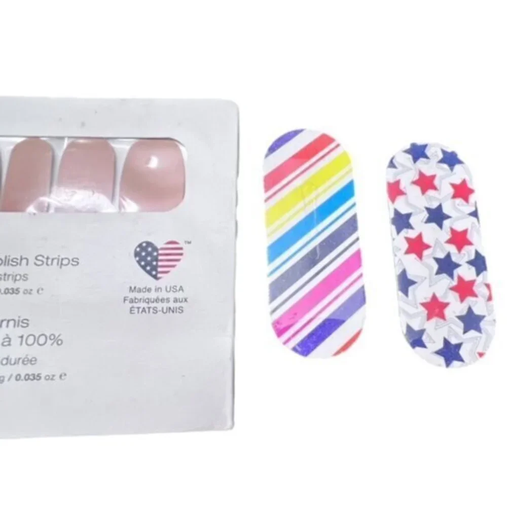 Lot of 4 Press On Nail Packs Color Street + 2 Nail Boards NEW Gift‎ Nail Set